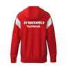 Erima CELEBRATE 125 Kapuzenjacke rot/weiß (inkl. Bedruckung) - SV Rosenfeld Tischtennis