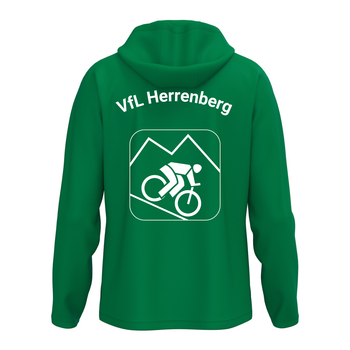 JAKO Kapuzenjacke One Grün (inkl. Bedruckung) - VfL Herrenberg Radsport
