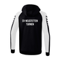 ERIMA SIX Wings Trainingsjacke mit Kapuze  weiß/schwarz (inkl. Bedruckung) - SV Neustetten Turnen