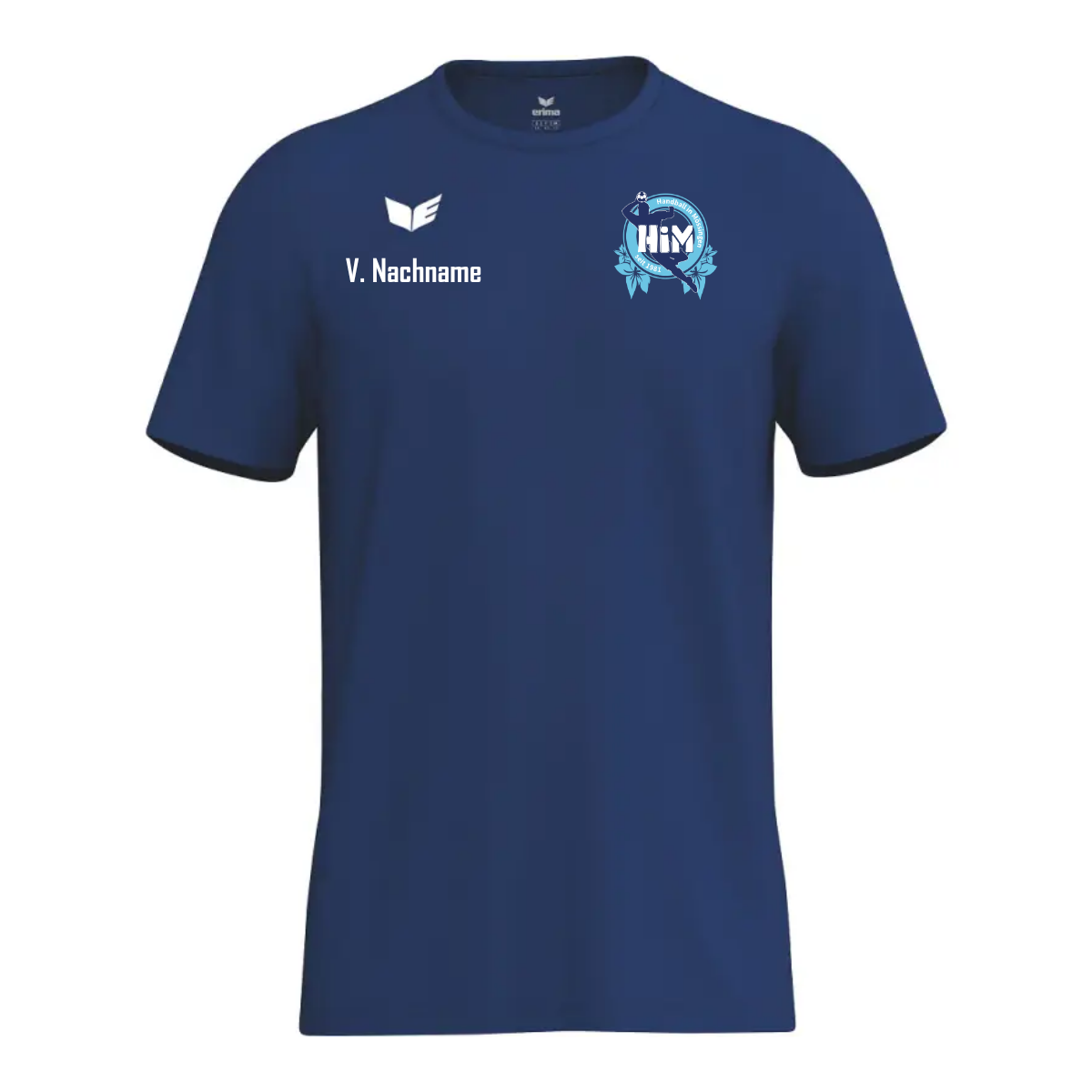 Erima Introshirt Function new navy (inkl. Bedruckung) - Handball Mössingen