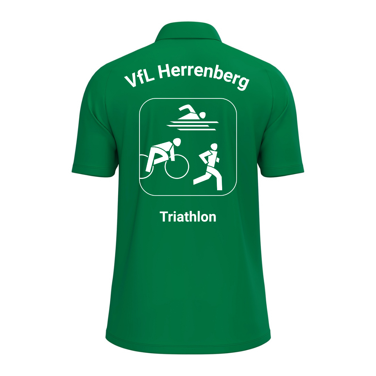 JAKO Poloshirt One Grün (inkl. Bedruckung) - VfL Herrenberg Triathlon