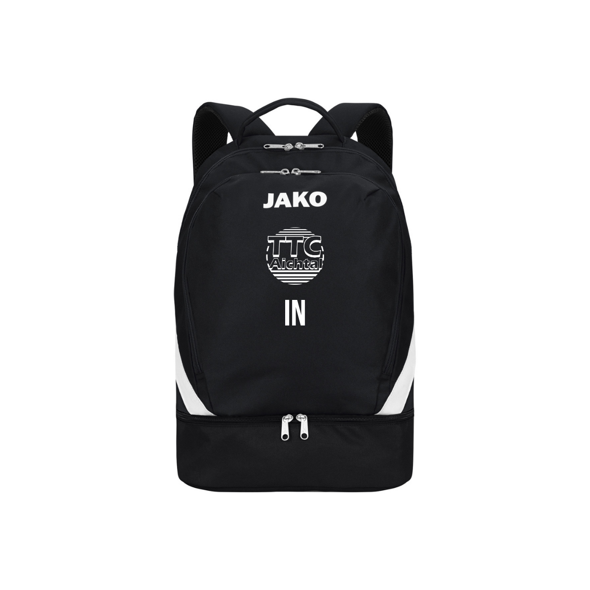 JAKO Rucksack Iconic schwarz (inkl. Bedruckung) - TTC Aichtal