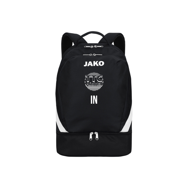 JAKO Rucksack Iconic schwarz (inkl. Bedruckung) - TTC Aichtal