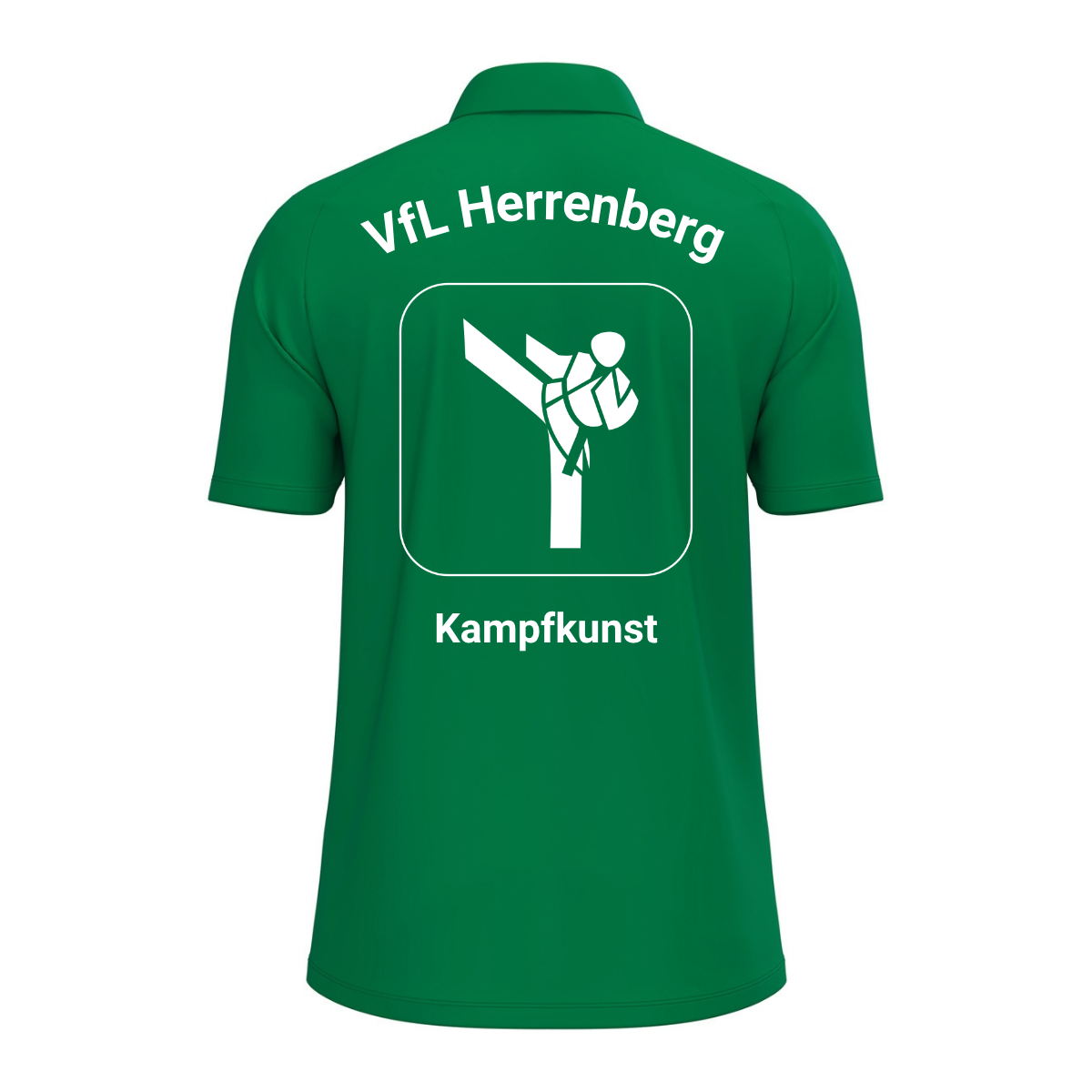 JAKO Poloshirt One Grün (inkl. Bedruckung) - VfL Herrenberg Kampfkunst
