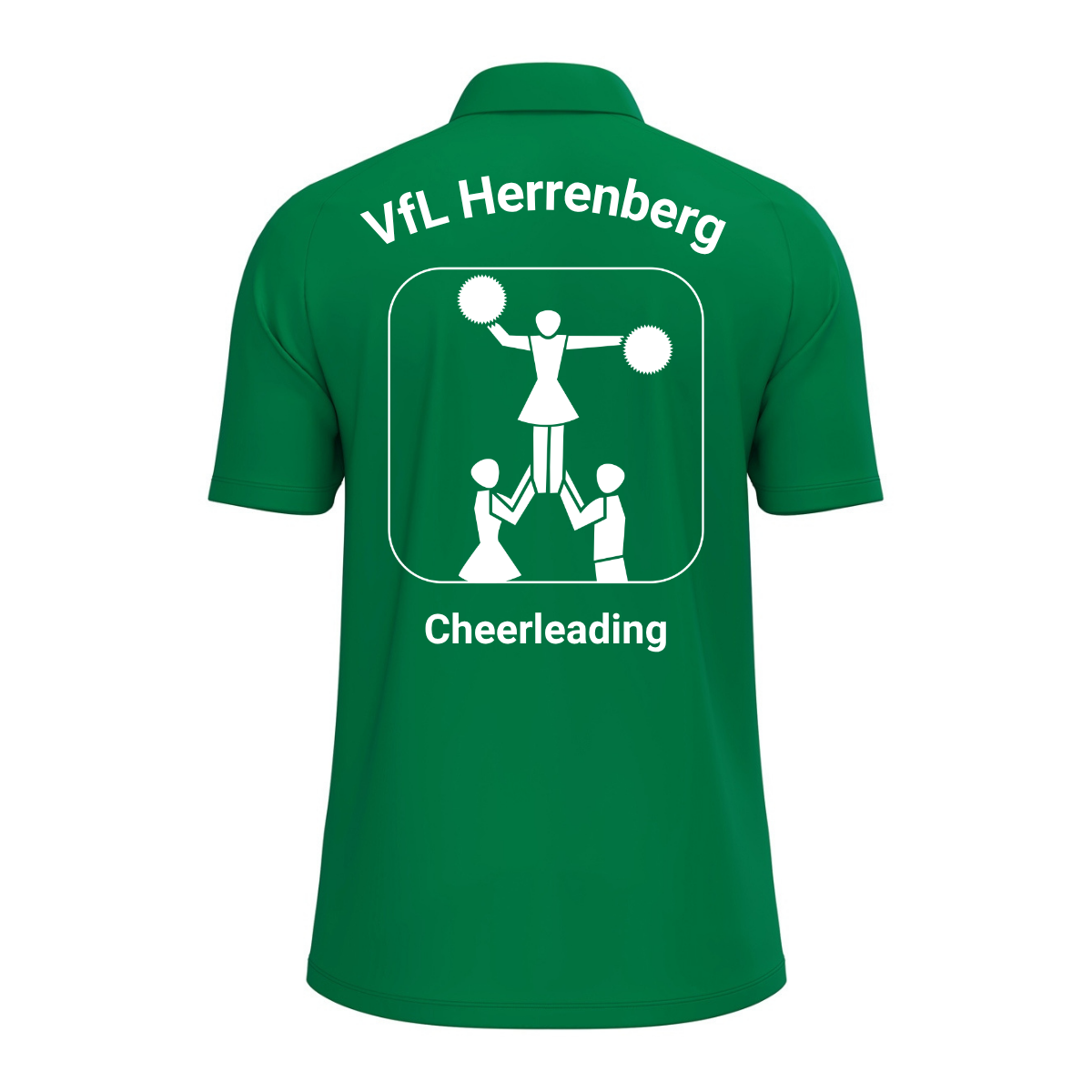 JAKO Poloshirt One Grün (inkl. Bedruckung) - VfL Herrenberg Cheerleading