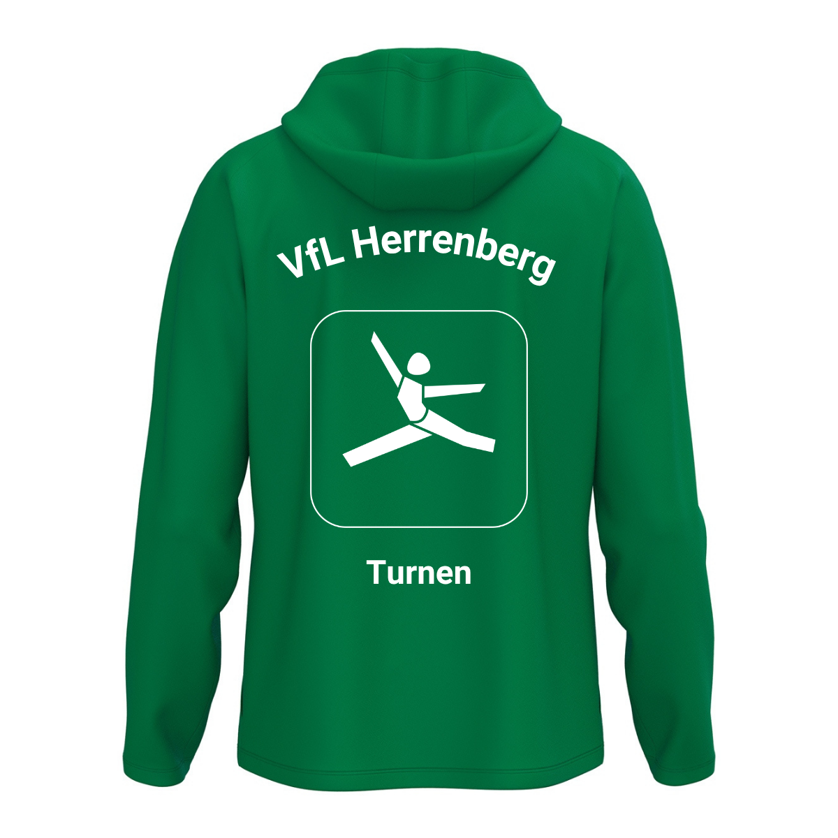 JAKO Kapuzenhoodie One Cotton Grün (inkl. Bedruckung) - VfL Herrenberg Turnen