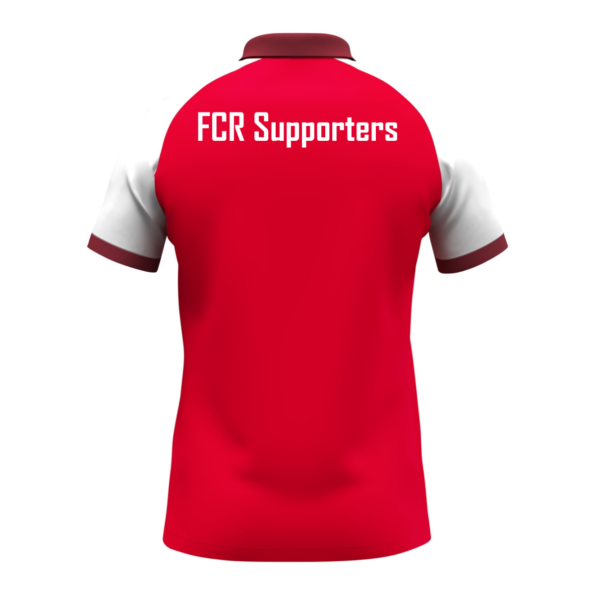 JAKO Polo Dynamic rot/weiß (inkl. Bedruckung) FC Rottenburg Supporters
