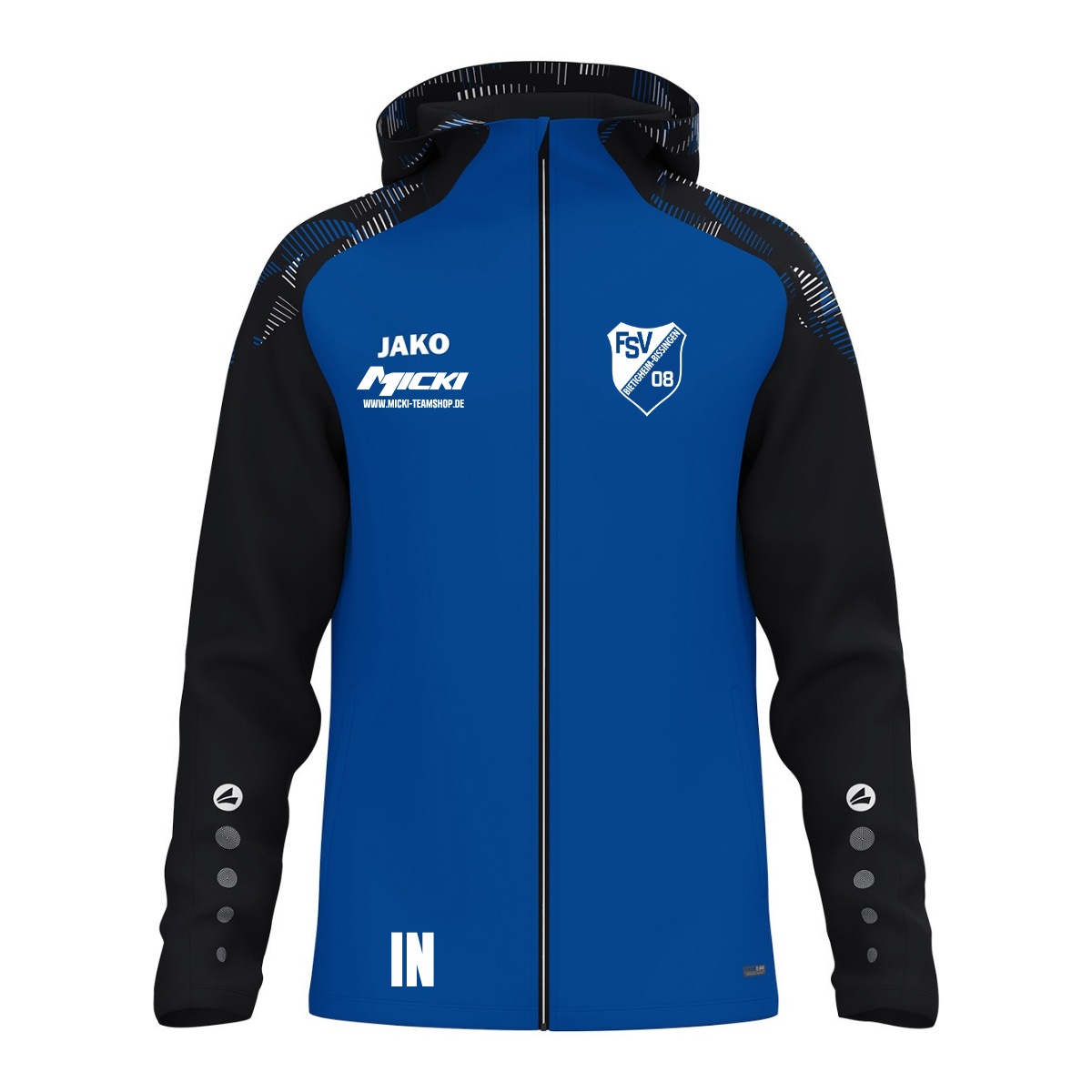 JAKO Kapuzenjacke Sonic (inkl. Bedruckung) - FSV 08 Bietigheim-Bissingen