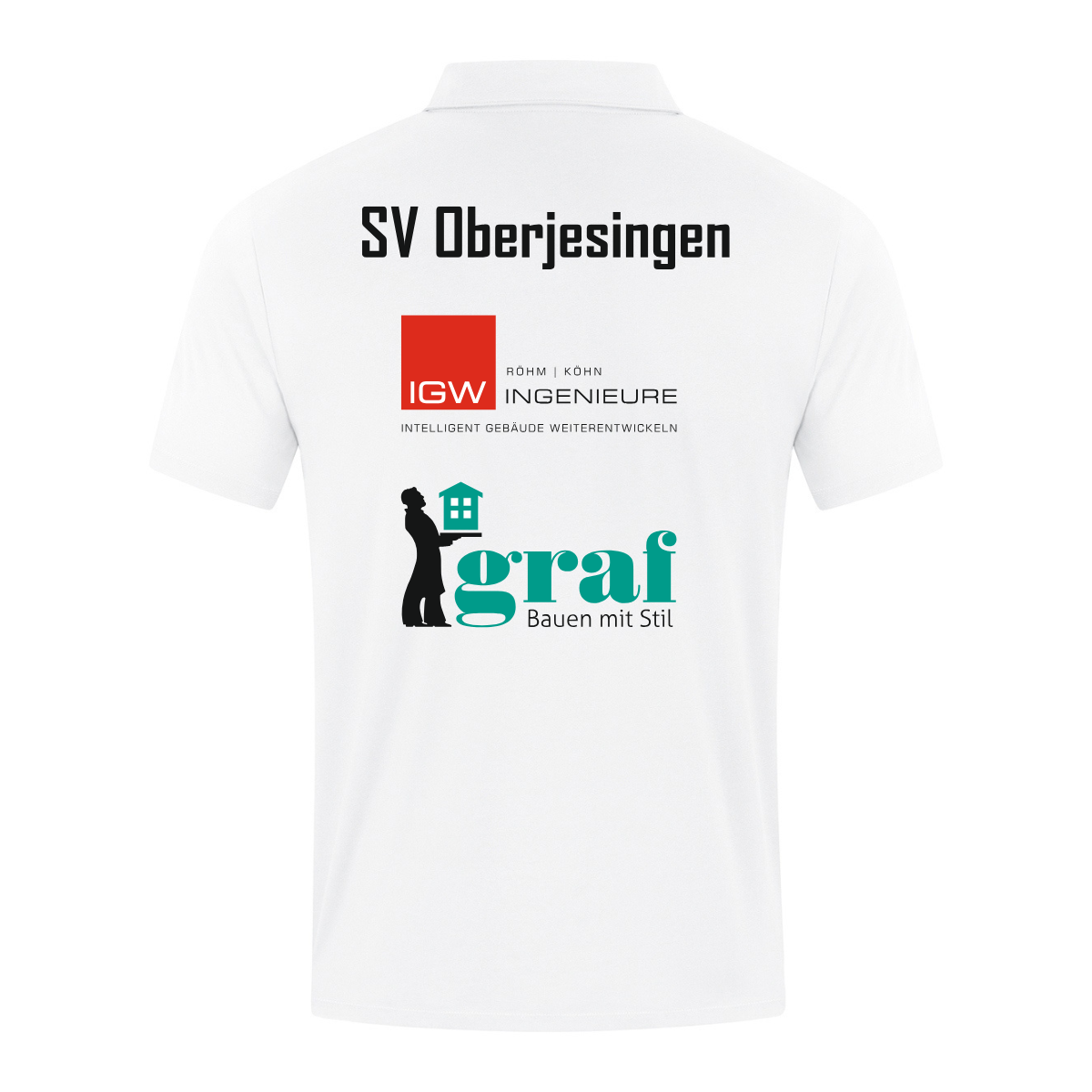 Jako Polo Power weiß (inkl. Bedruckung) - SV Oberjesingen