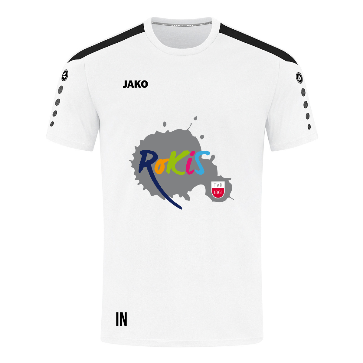 JAKO T-Shirt Power weiß (inkl. Bedruckung) - TV Rottenburg Roki's