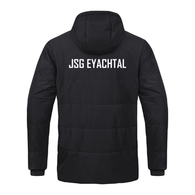 JAKO Coachjacke Team mit Kapuze schwarz (inkl. Bedruckung) - JSG Eyachtal