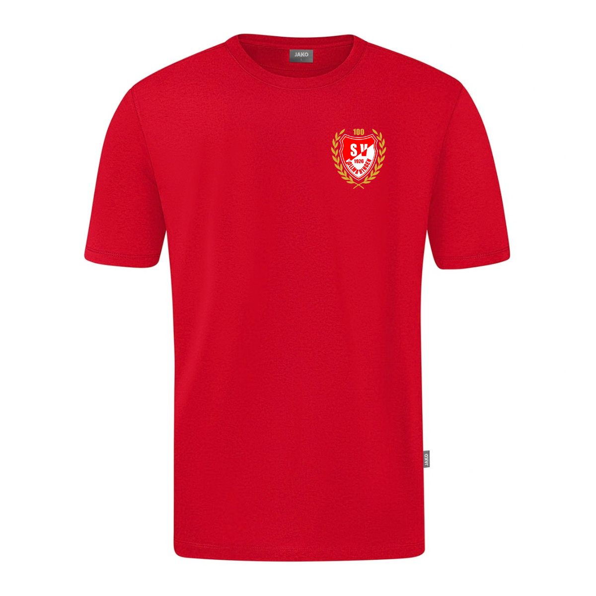 JAKO T-Shirt Doubletex rot (inkl. Bedruckung) - SV Vollmaringen