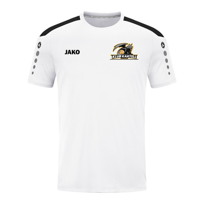 JAKO T-Shirt Power weiß (inkl. Bedruckung) - Klub Kartell