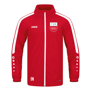 Jako Regenjacke Power rot (inkl. Bedruckung) - TV Rottenburg