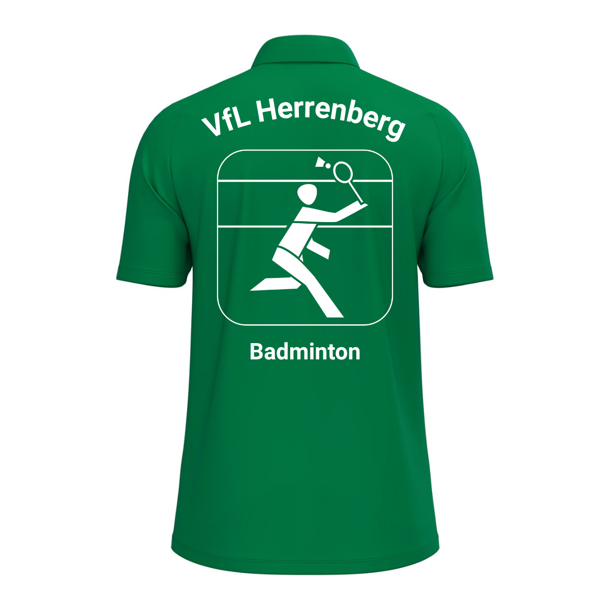 JAKO Poloshirt One Grün (inkl. Bedruckung) - VfL Herrenberg Badminton