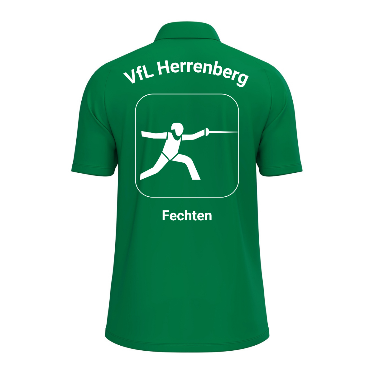 JAKO Poloshirt One Grün (inkl. Bedruckung) - VfL Herrenberg Fechten