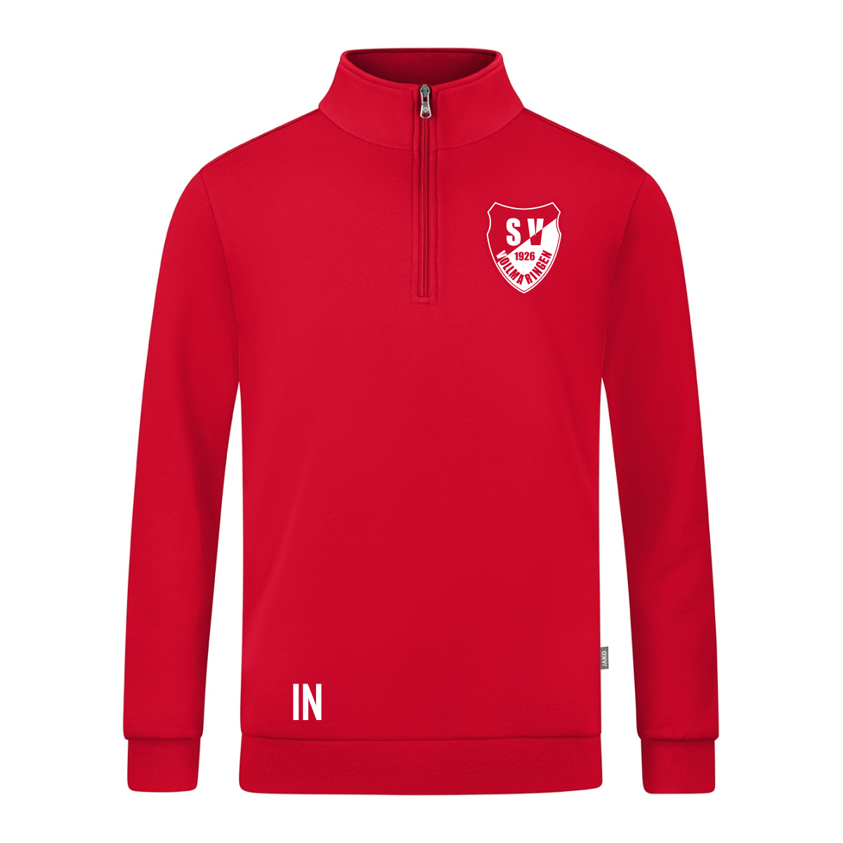 JAKO Ziptop Organic rot (inkl. Bedruckung) - SV Vollmaringen
