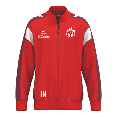 Erima CELEBRATE 125 Polyesterjacke rot/weiß (inkl. Bedruckung) - TSG Tübingen Volleyball