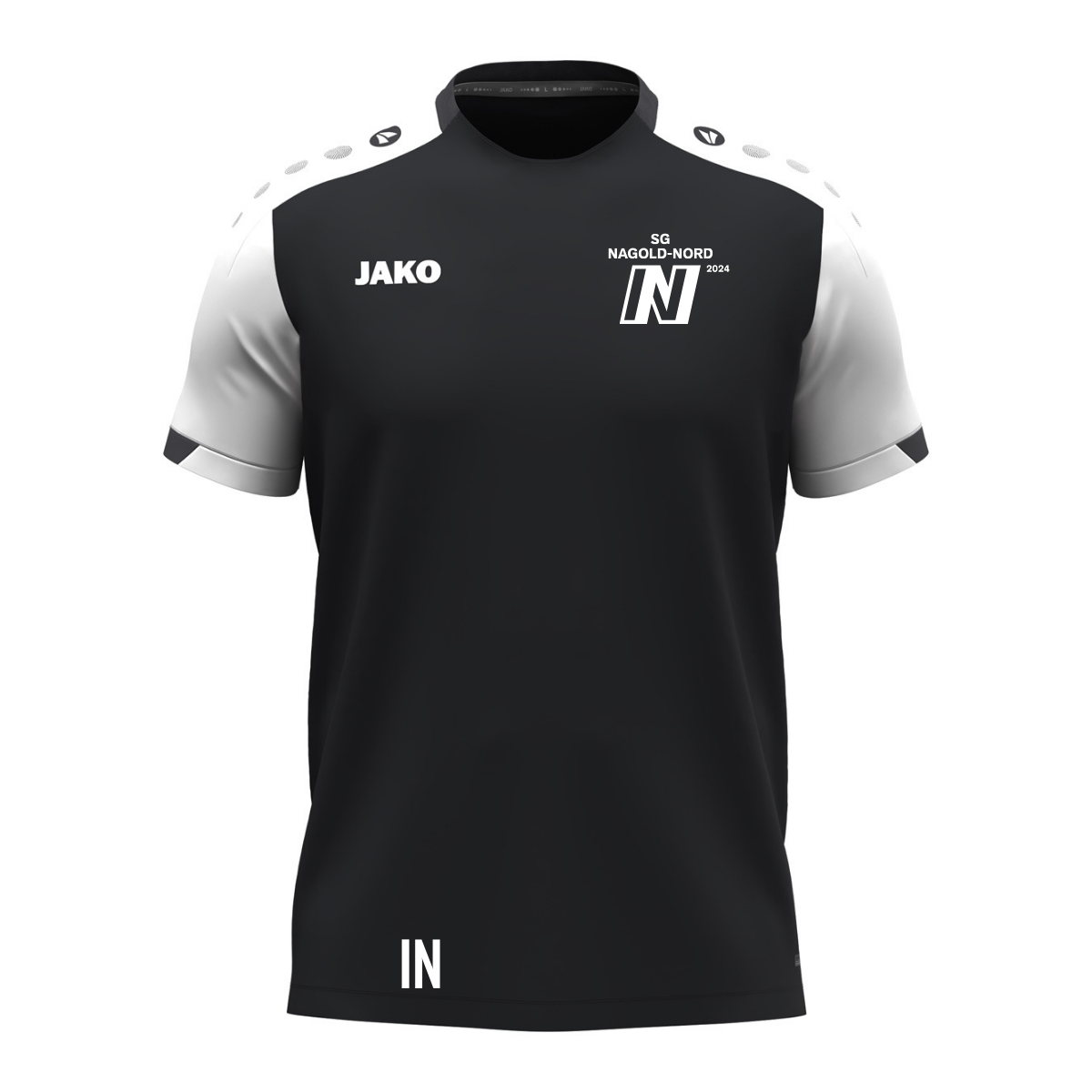 JAKO T-Shirt Dynamic schwarz/weiß (inkl. Bedruckung) - SG Nagold-Nord