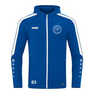 JAKO Kapuzenjacke POWER Blau (inkl. Bedruckung) - Sportkreis Tübingen