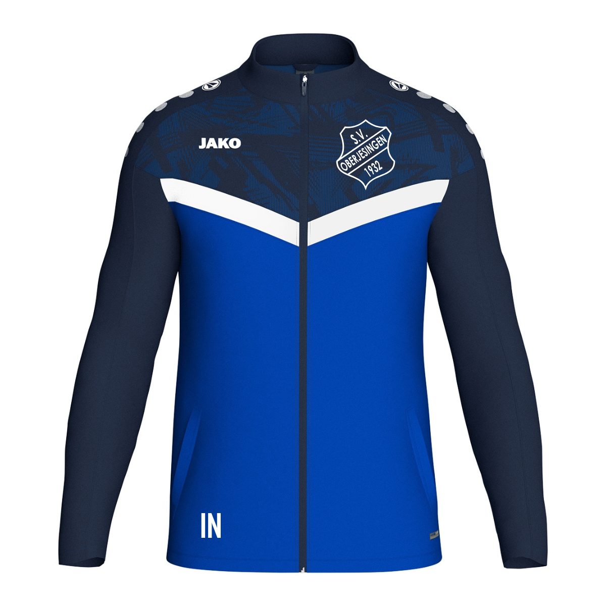 JAKO Polyesterjacke Iconic marine/royal (inkl. Bedruckung) - SV Oberjesingen Aktive