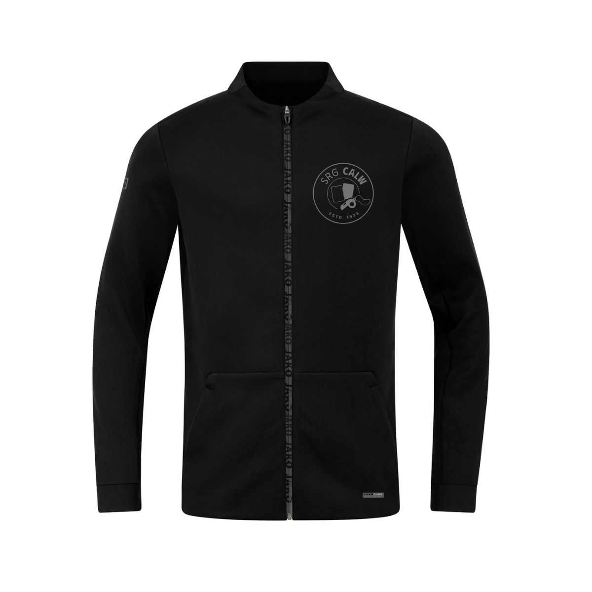 JAKO Jacke Pro Casual schwarz (inkl. Bedruckung) - SRG Calw