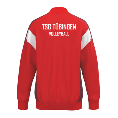 Erima CELEBRATE 125 Polyesterjacke rot/weiß (inkl. Bedruckung) - TSG Tübingen Volleyball