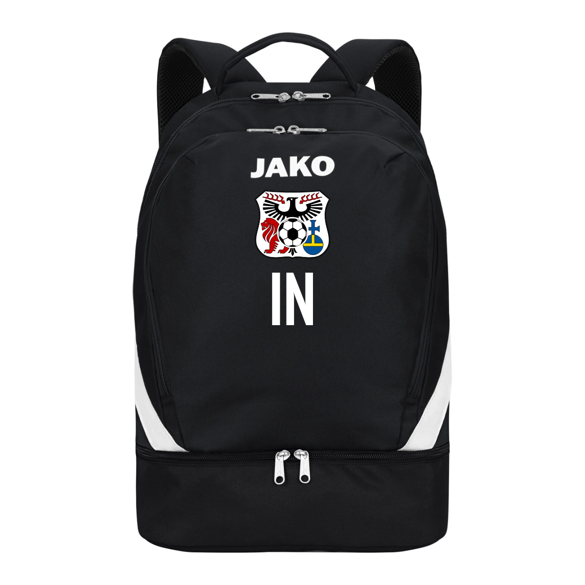 JAKO Rucksack Iconic schwarz (inkl. Bedruckung) - SGM Heckengäu
