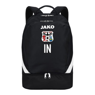 JAKO Rucksack Iconic schwarz (inkl. Bedruckung) - SGM Heckengäu
