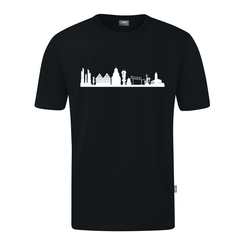 JAKO Herrenberg Skyline T-Shirt (inkl. Bedruckung) - Schwarz