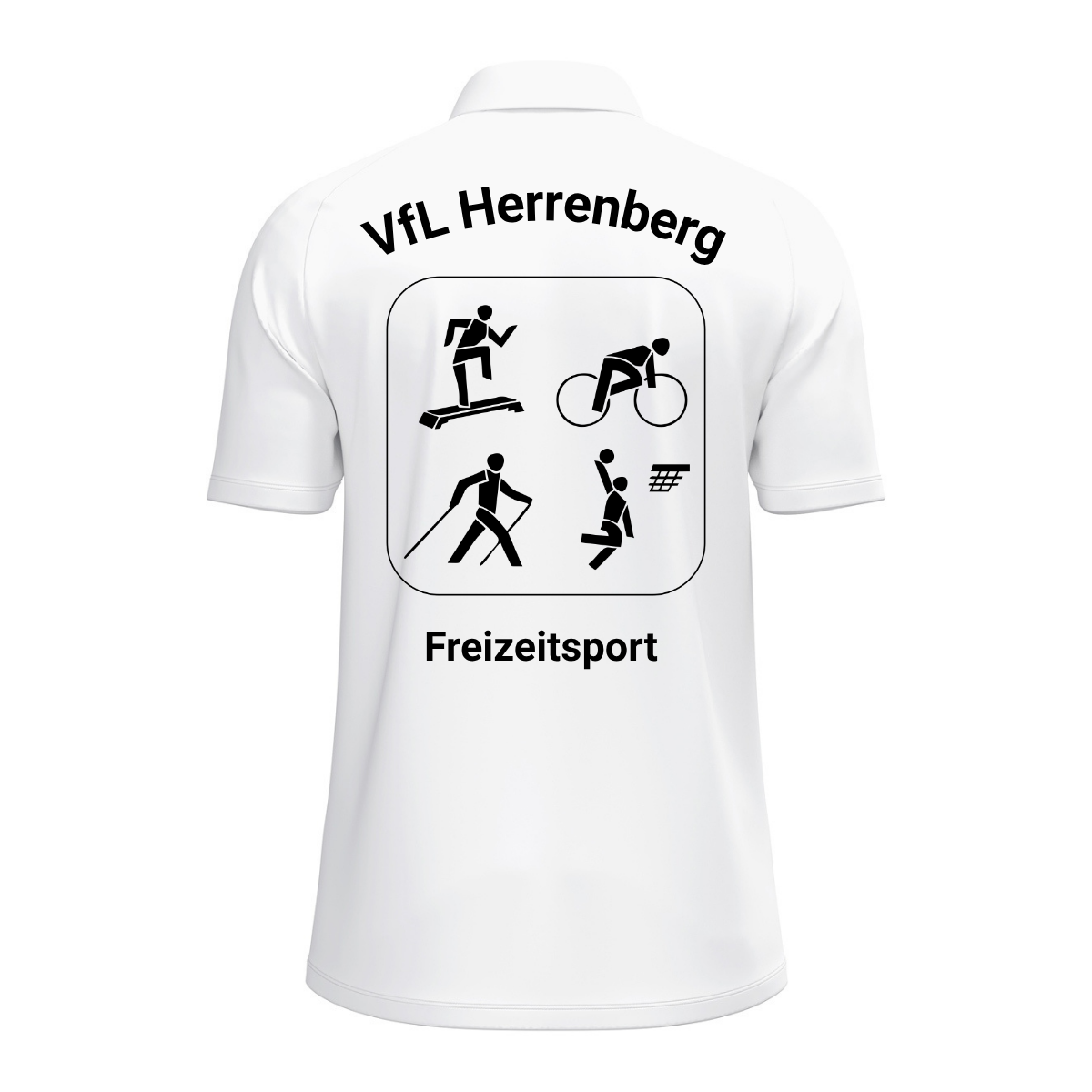 JAKO Poloshirt One Weiß (inkl. Bedruckung) - VfL Herrenberg Freizeitsport