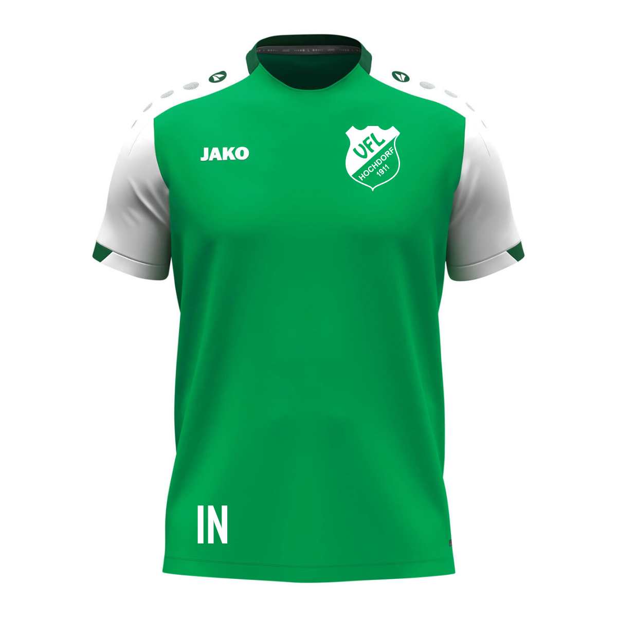 JAKO T-Shirt Dynamic grün/weiß (inkl. Bedruckung) VfL Hochdorf BSB