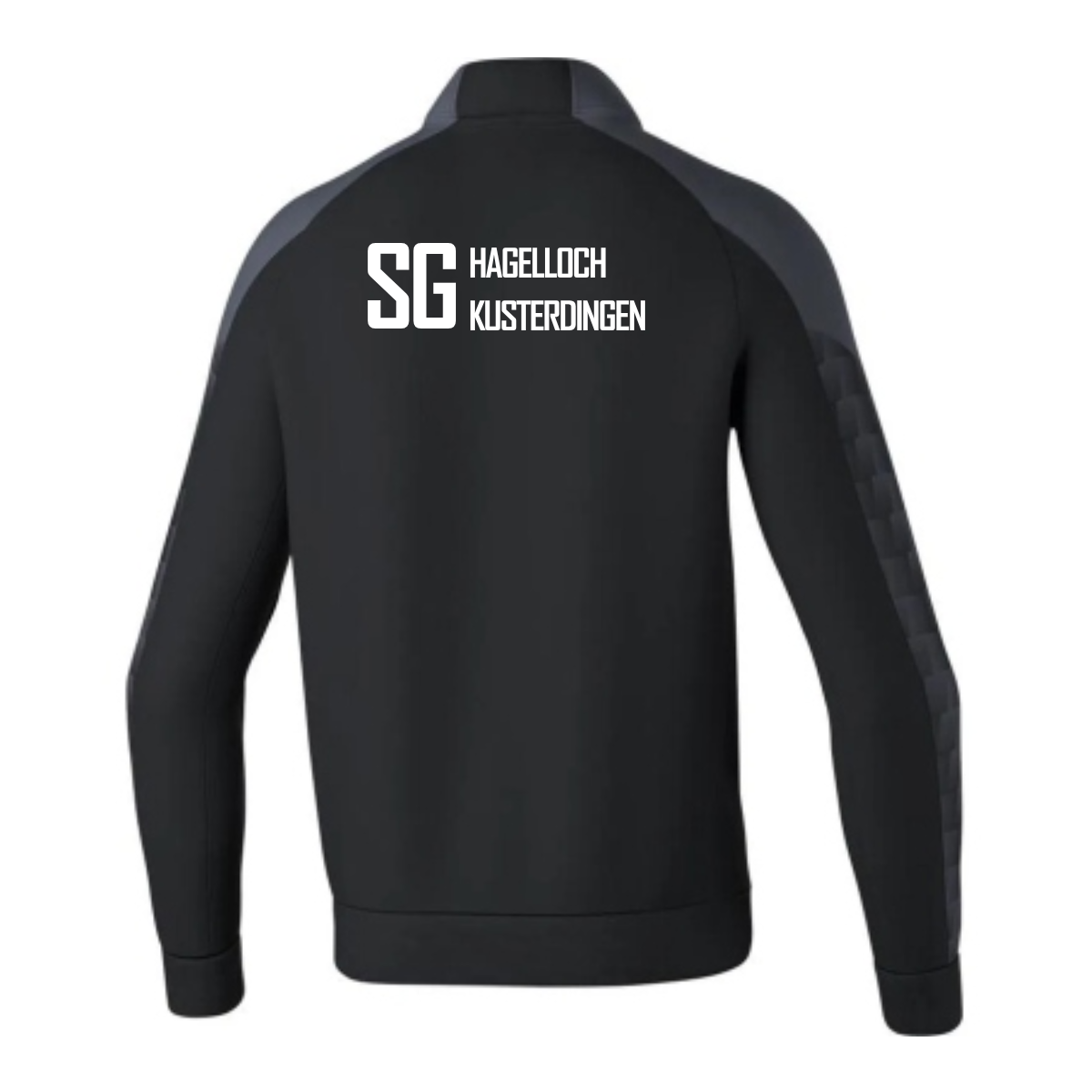 ERIMA EVO STAR Trainingsjacke Unisex schwarz/slate grey (inkl. Bedruckung) - CVJM SG Hagelloch/Kusterdingen