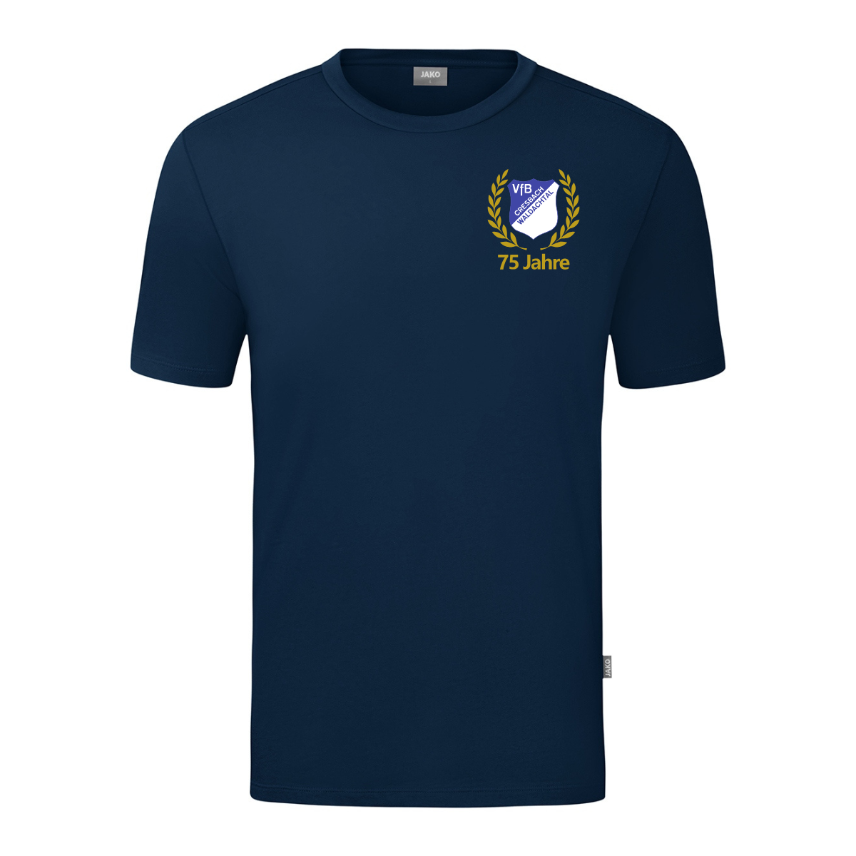 JAKO Jubiläums T-Shirt Organic Marine (inkl. Bedruckung) - VfB Cresbach/ Waldachtal