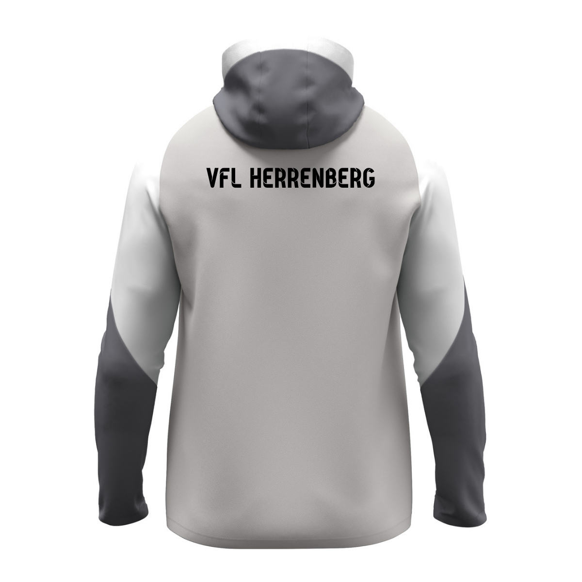 JAKO Kapuzenjacke Dynamic grau/weiß (inkl. Bedruckung) VfL Herrenberg