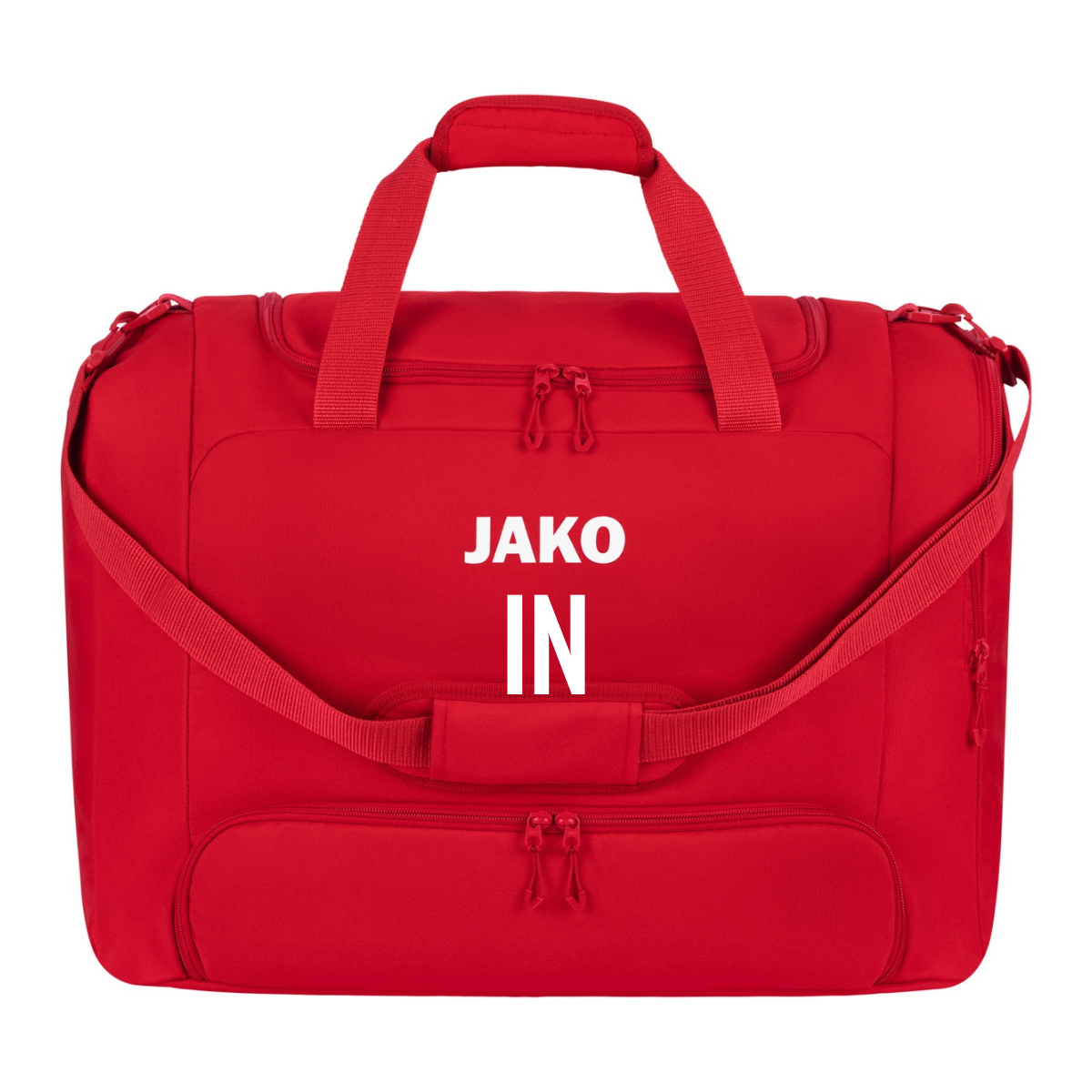 JAKO Sporttasche One Rot (inkl. Bedruckung) - Nur Initialen