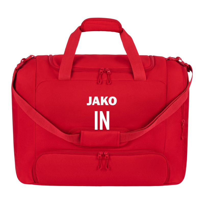 JAKO Sporttasche One Rot (inkl. Bedruckung) - Nur Initialen