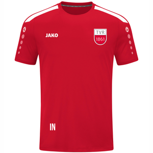 JAKO Trikot Power kurzarm rot (inkl. Bedruckung) - TV Rottenburg Leichtathletik