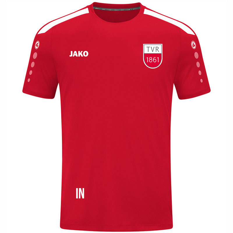 JAKO Trikot Power kurzarm rot (inkl. Bedruckung) - TV Rottenburg Leichtathletik