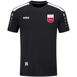 JAKO Trikot Power kurzarm schwarz (inkl. Bedruckung) - TV Rottenburg Basketball