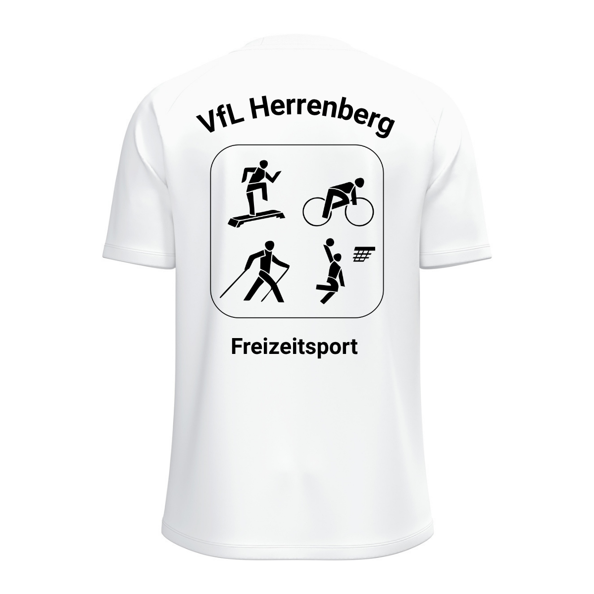 JAKO T-Shirt One Weiß (inkl. Bedruckung) VfL Herrenberg Freizeitsport