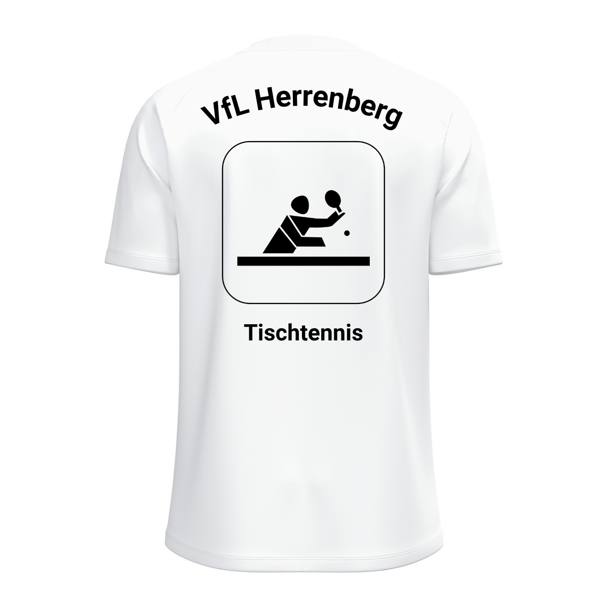 JAKO T-Shirt One Weiß (inkl. Bedruckung) VfL Herrenberg Tischtennis