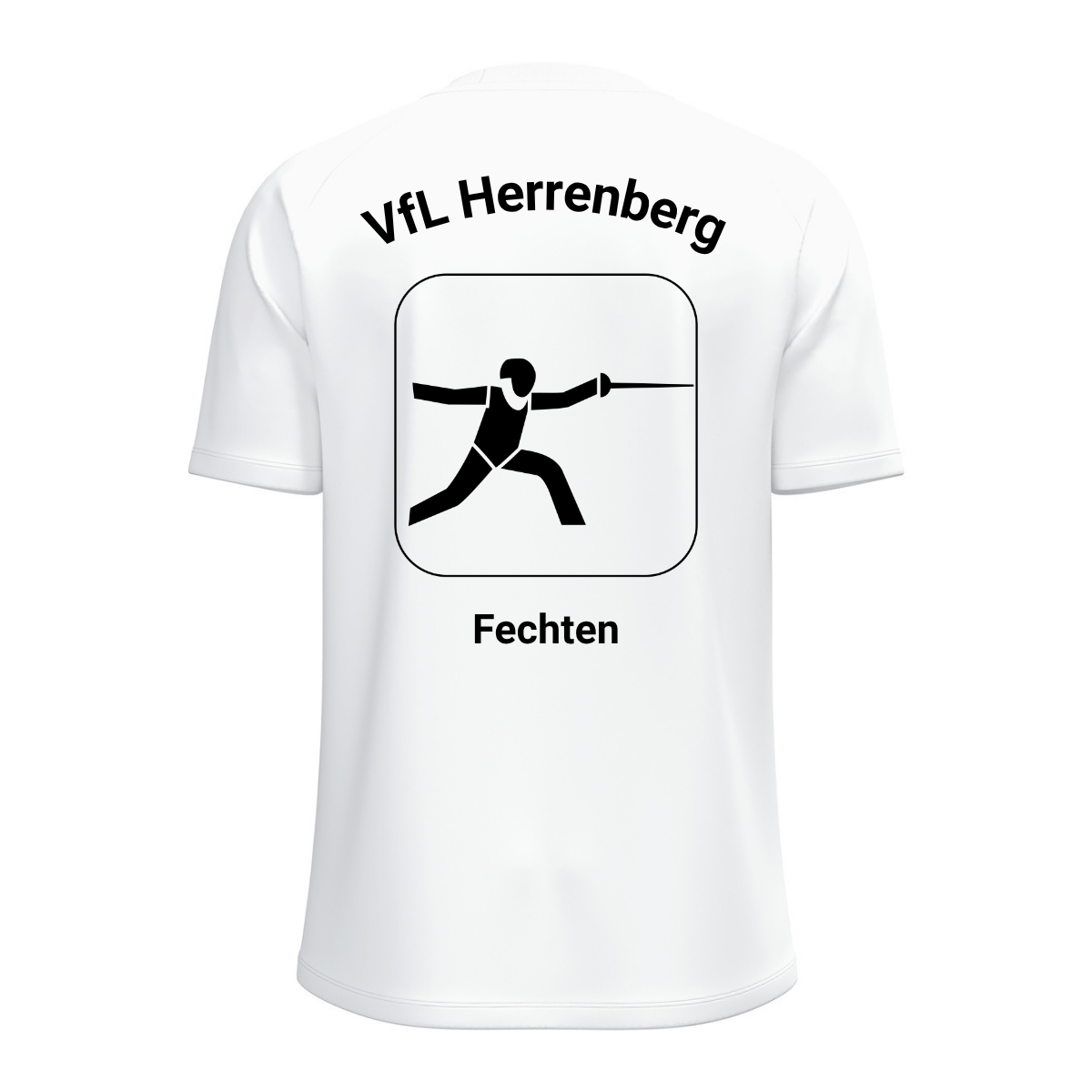 JAKO T-Shirt One Weiß (inkl. Bedruckung) VfL Herrenberg Fechten