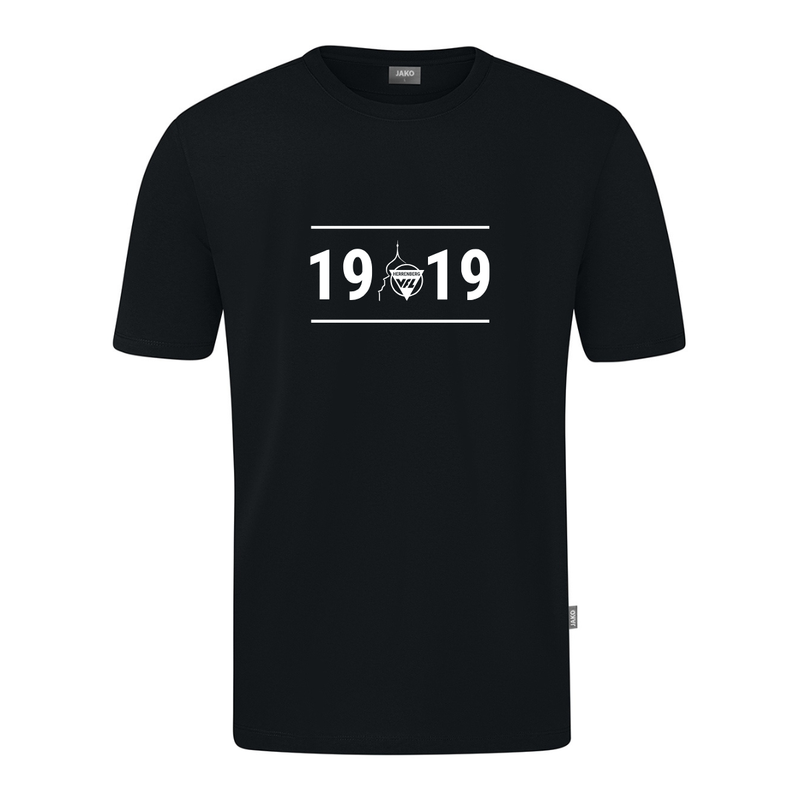 JAKO Herrenberg 1919 T-Shirt (inkl. Bedruckung) - Schwarz