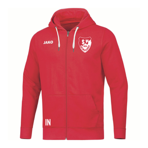 JAKO Kapuzenjacke Base rot (inkl. Bedruckung) - SV Vollmaringen