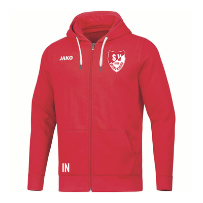 JAKO Kapuzenjacke Base rot (inkl. Bedruckung) - SV Vollmaringen