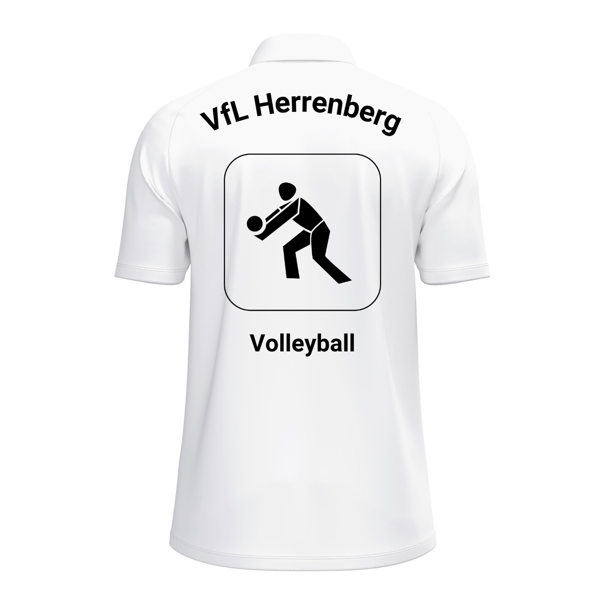 JAKO Poloshirt One Weiß (inkl. Bedruckung) - VfL Herrenberg Volleyball
