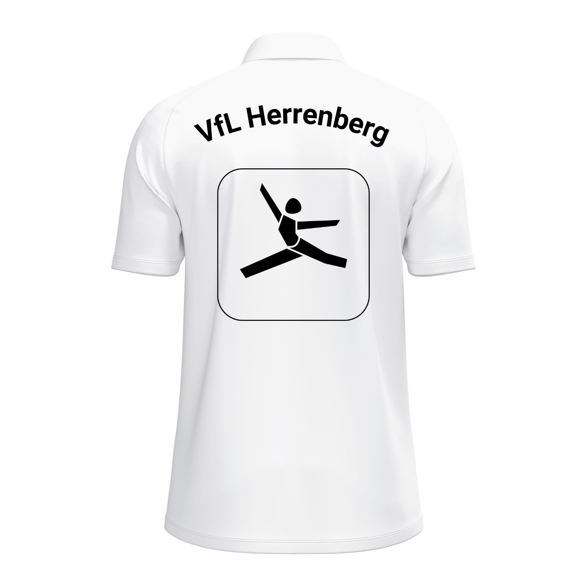 JAKO Poloshirt One Weiß (inkl. Bedruckung) - VfL Herrenberg Turnen