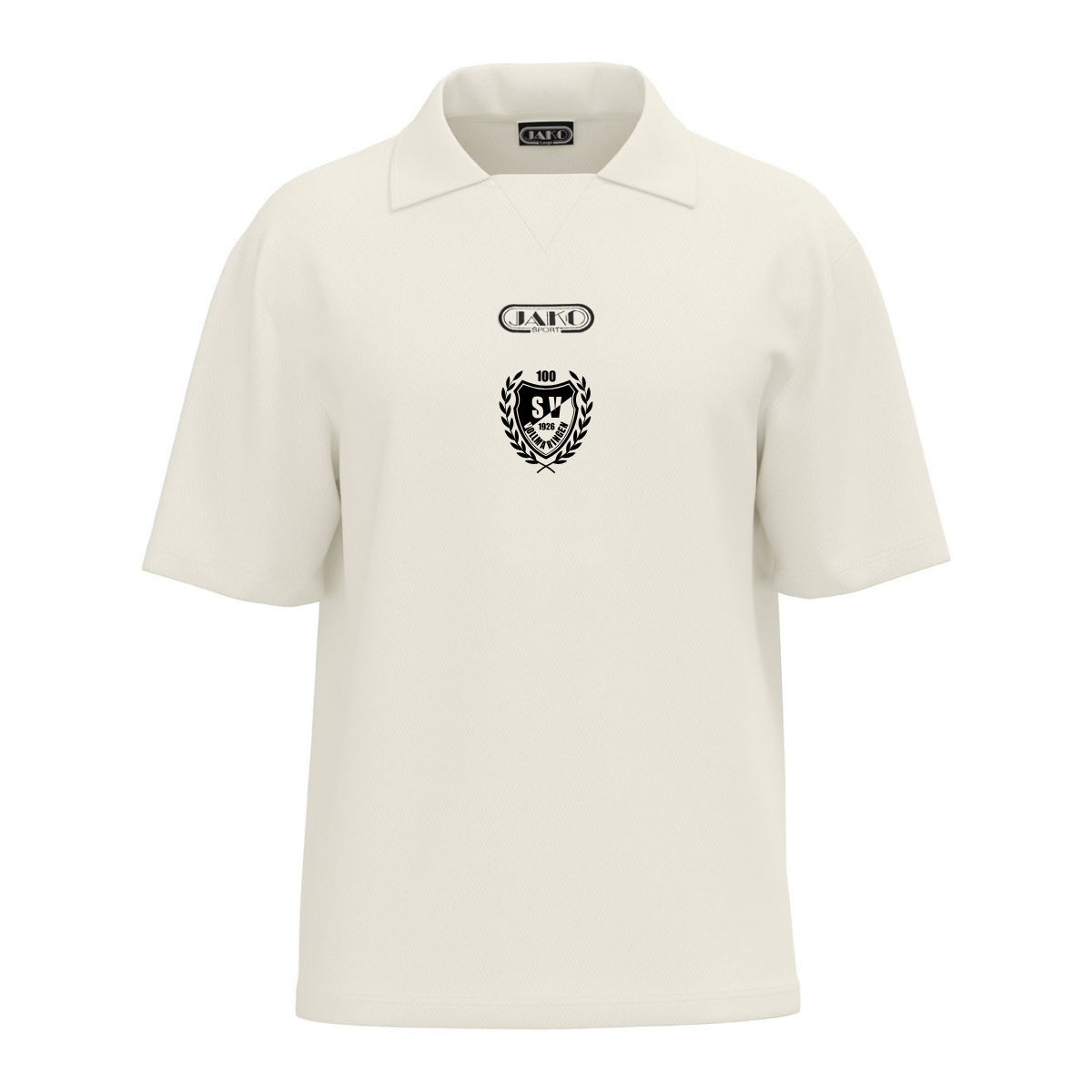 JAKO Polo Wardrobe Off White (inkl. Bedruckung) - SV Vollmaringen