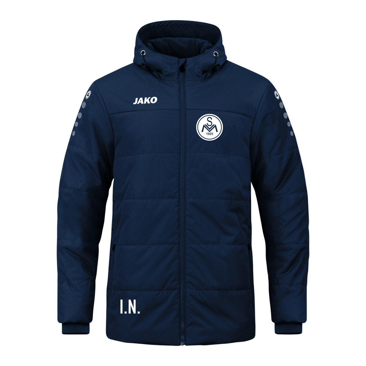 JAKO Coachjacke Team mit Kapuze marine (inkl. Bedruckung) - SV Mötzingen